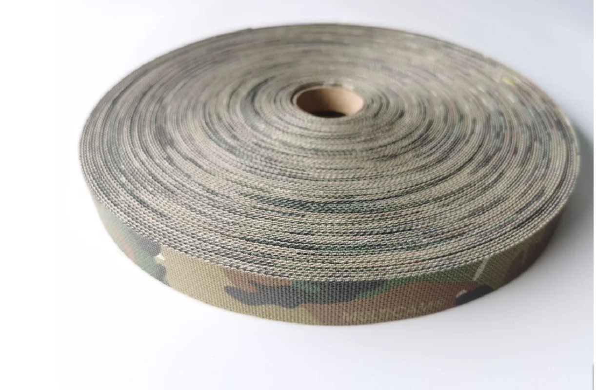 

3M * 2.5cm Double-Sided Camouflage Jacquard Ribbon Printing And Dyeing Belt DIY