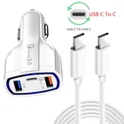 Автомобильное зарядное устройство для Samsung A50, A32, Realme 6, 7, 8 Pro, Honor 20, 9X, Xiaomi Redmi 10, 9, QC 3,0