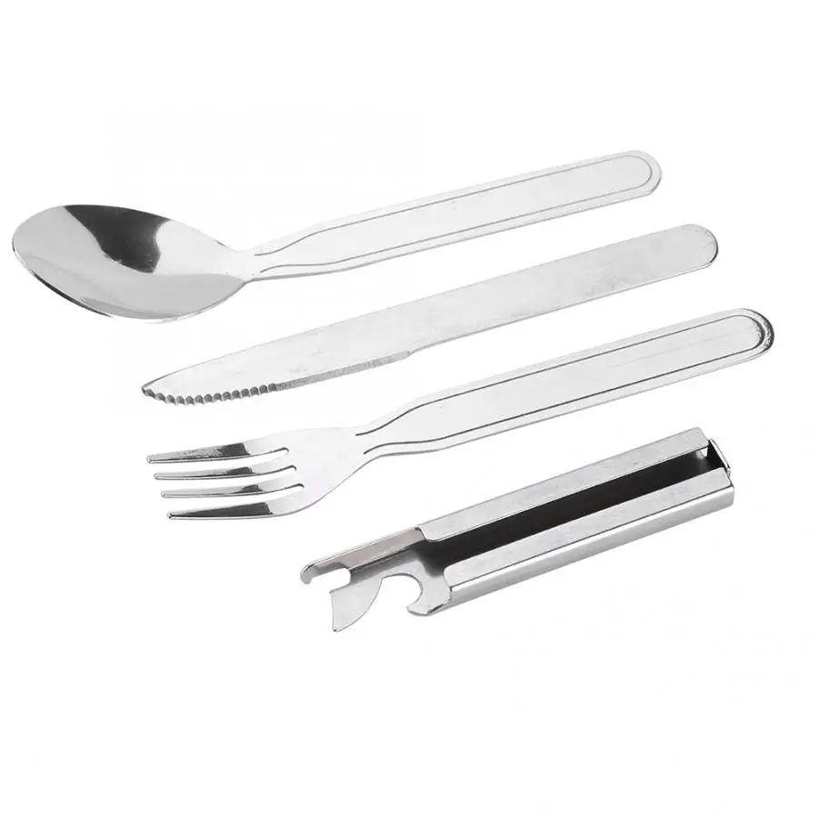 4 шт. набор многофункциональной столовой посуды|Столовые приборы для пикника| |