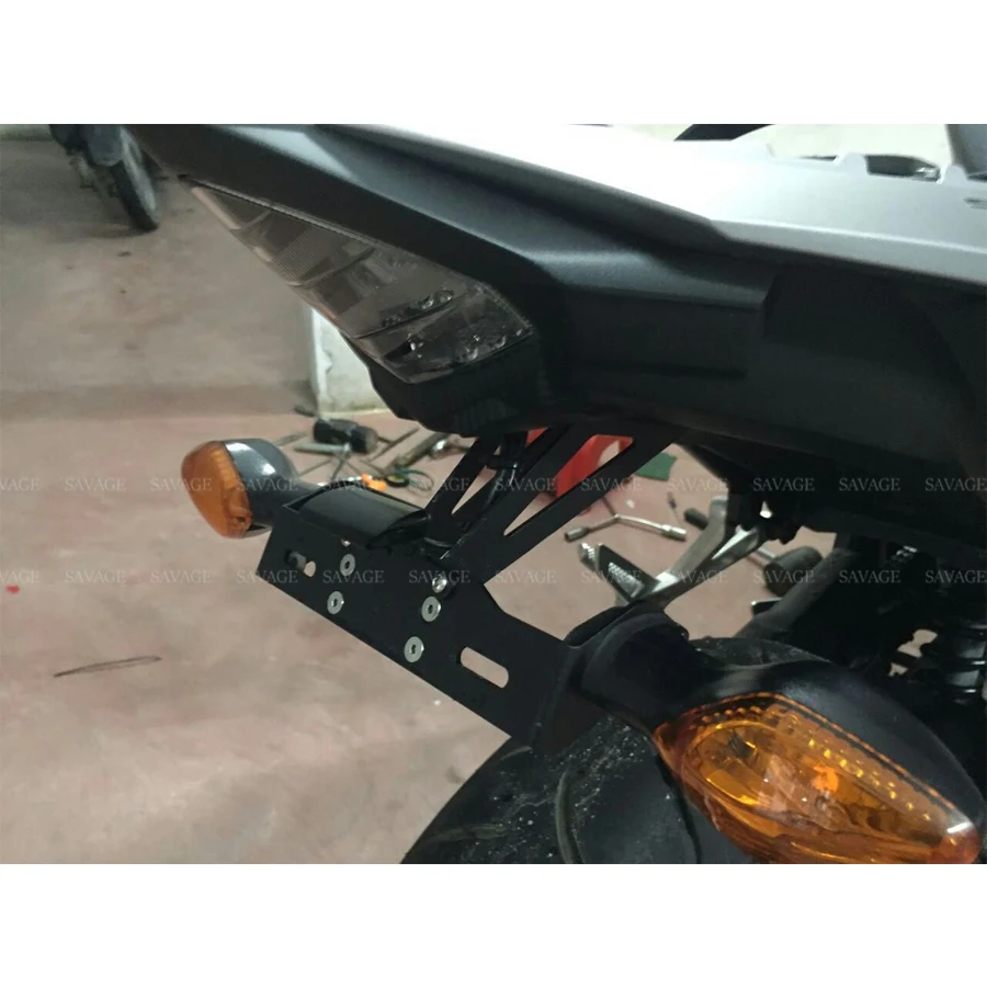 Номерной знак рамка держатель кронштейн светодиодный светильник для HONDA CBR 500R