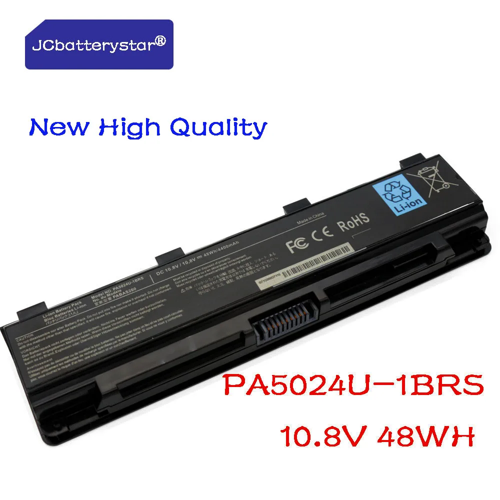 

JC Original PA5024U Laptop Battery For Toshiba Satellite C800 C850 C870 L800 L830 L840 L850 L870 PA5025U PA5024U-1BRS PABAS260