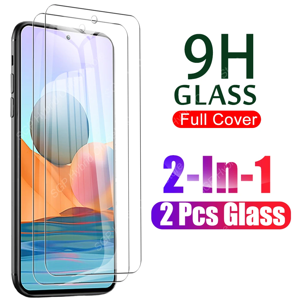 

2 Pcs 9H Tempered Glass For Xiaomi Redmi Note 10 Pro Max 10S 10T 5G Note10 10Pro T S Screen Protector On Redmi10 Protective Film