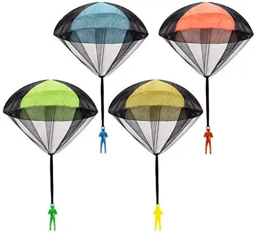 

Kids Hand Throwing Parachute Toy For Children's Educational Parachute With Figure Soldier Outdoor Fun Sports Play Game