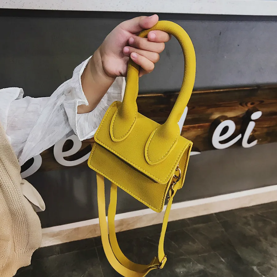 MANFUNI простая дизайнерская сумка на плечо Мягкая матовая квадратная женская через