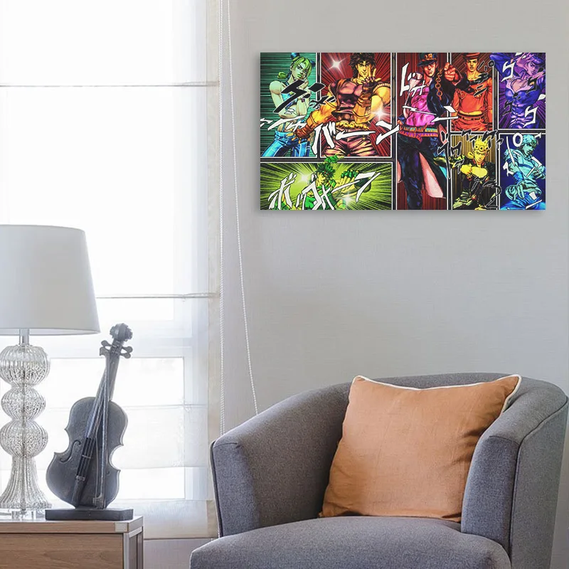 Картина на холсте HD настенный постер с изображением невероятных приключений