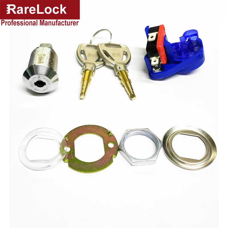 Замок с кнопкой запуска для игрового оборудования латунные ключи одинаково