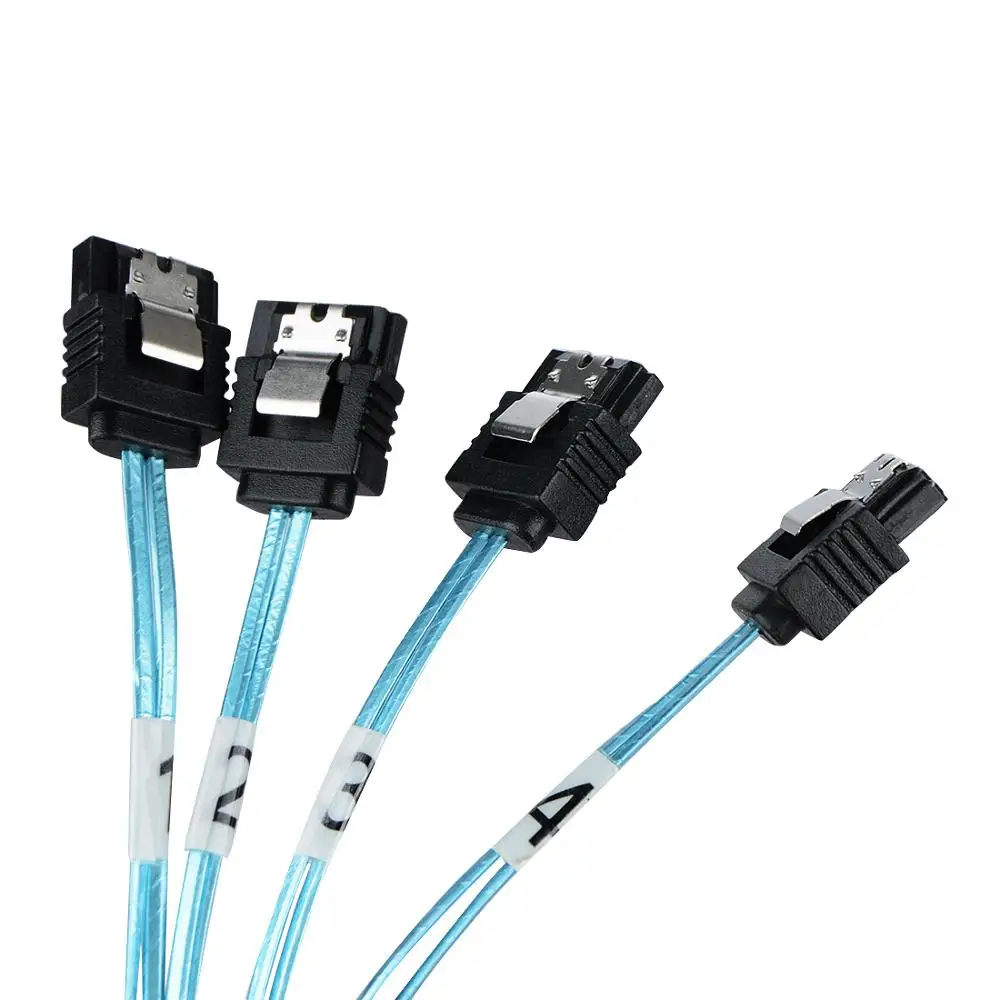 Внутренний кабель HD Mini SAS (SFF-8643 хоста)-4 SATA (целевой) жесткого диска | Компьютеры и