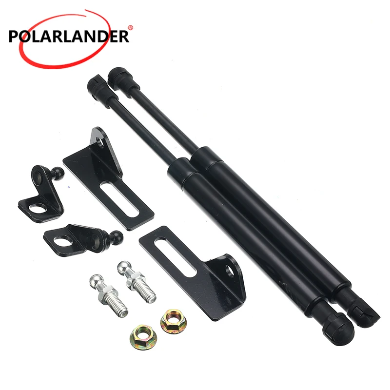 

Car Engine Cover Support Rod Modification Anti-rust With Screw Accessories Anti-wear 2 Pcs Black For T/oyota CHR17-18 Yize 2018