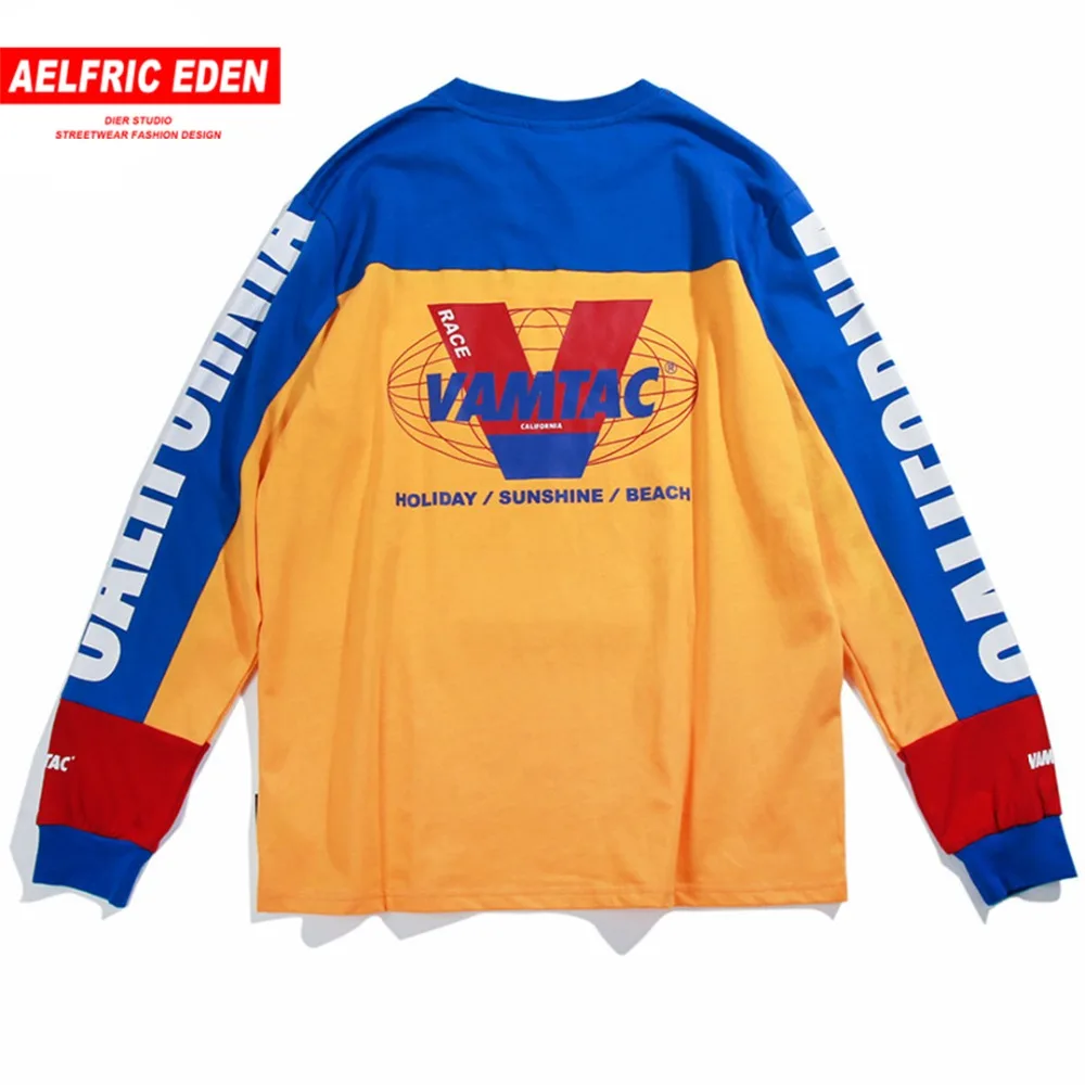 Мужская футболка с длинными рукавами Aelfric Eden Повседневная хлопковая Футболка в