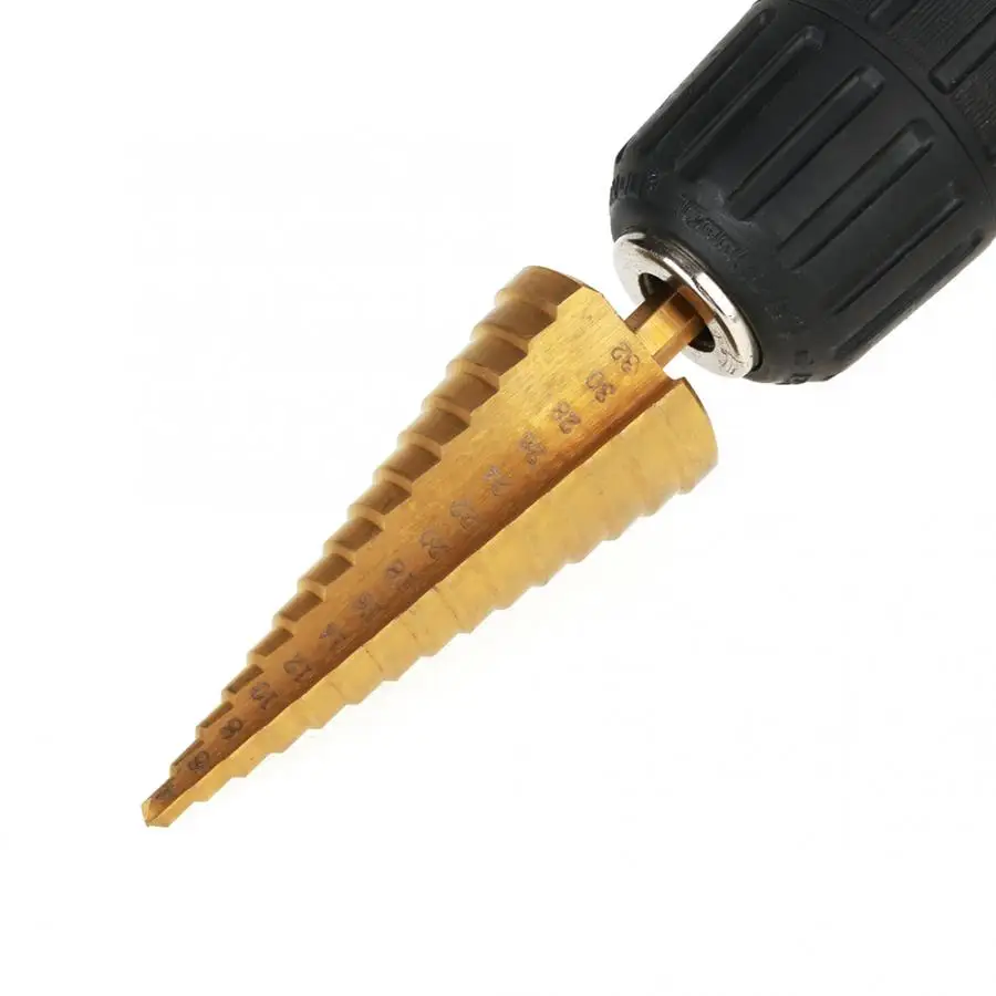 HSS4241 ступенчатое сверло 3 шт. высокоскоростное стальное конусное шестигранное