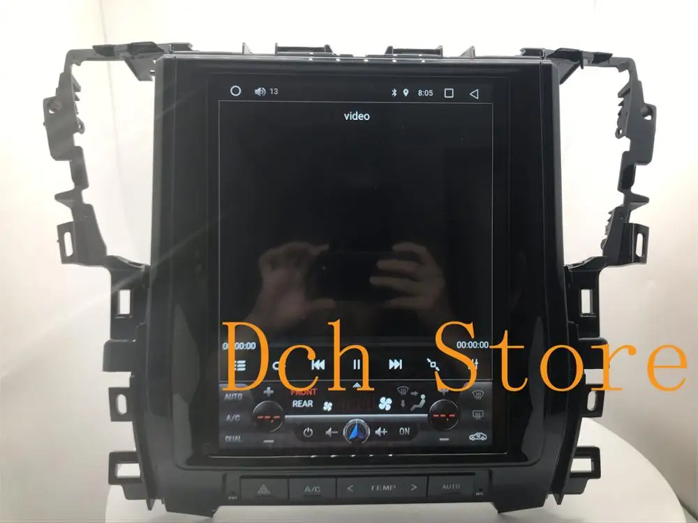 Автомобильный DVD плеер с GPS навигацией 12 1 ''вертикальный Тесла стиль Android 9 0 для