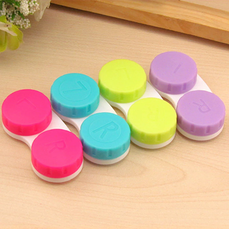 Коробка для контактных линз двойная коробка конфет красивых зрачков одиночная 33