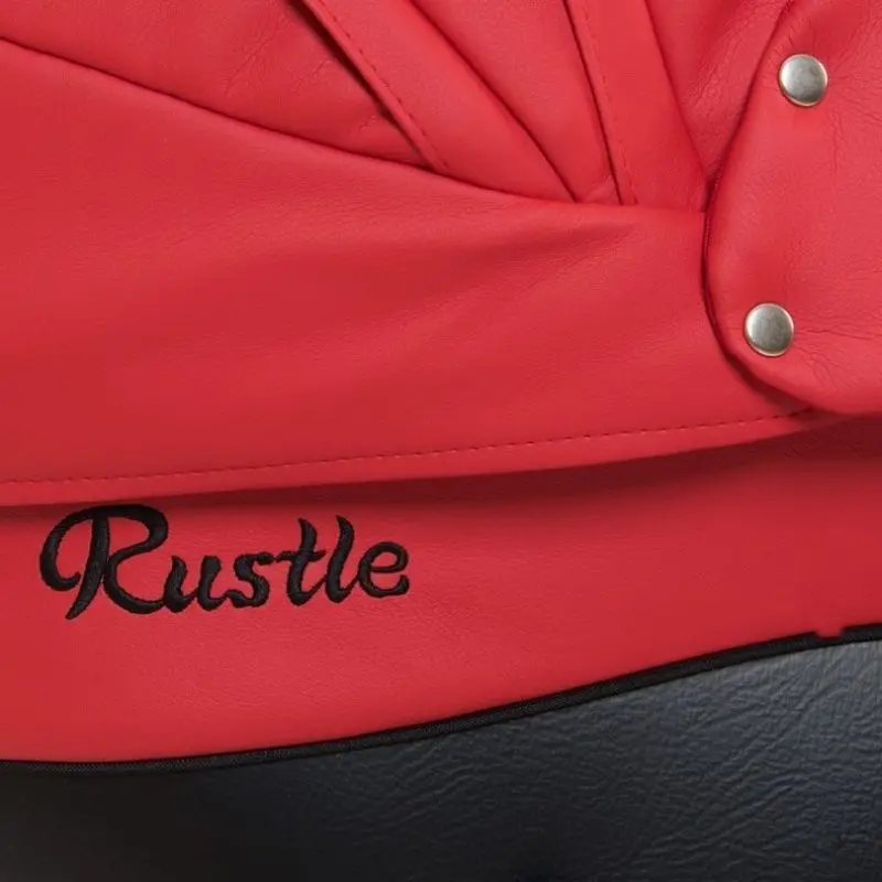 Коляска с люлькой Mr Sandman Польша из эко кожи для новорожденного красная