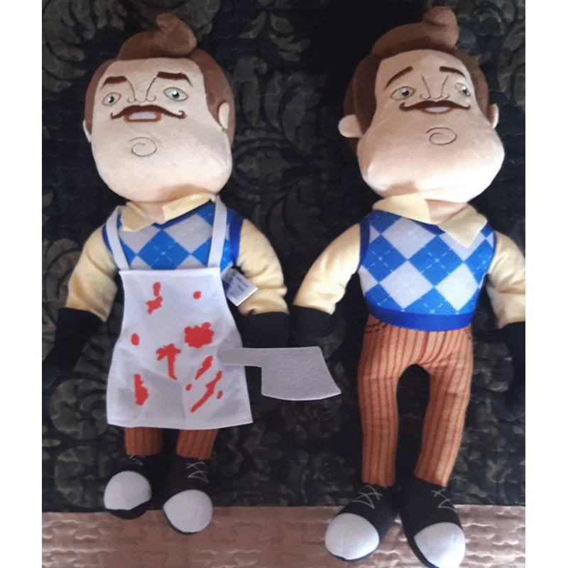 40 см Hello Neighbor плюшевые игрушки мягкая набивная кукла Подушка большого размера