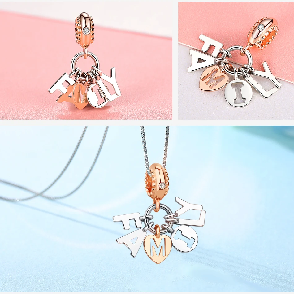 Подвески из серебра 925 пробы с изображением семейного дерева жизни бусины