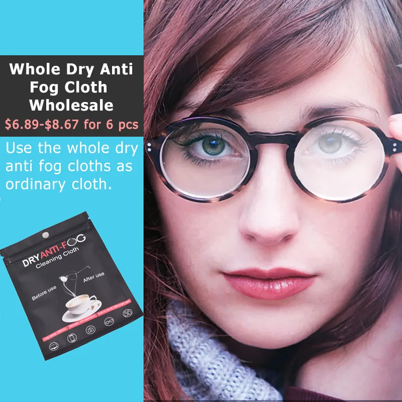 

Dry Anti-fog Microfiber Cleaning Cloth Lens Glass Anti Fog Eye Glasses Cleaner for Spectacles Eyeglasses Camera Phone Screen