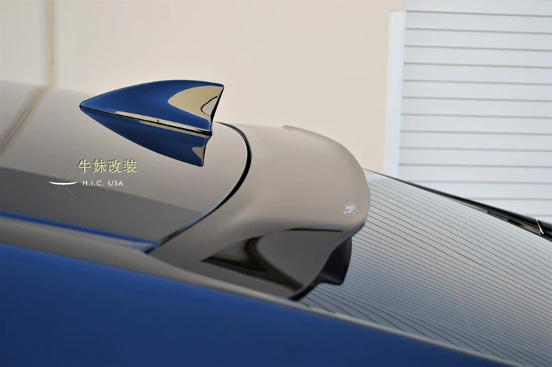 Для Honda Civic- модель спойлер на крыше высокое качество PMMA материал Автомобильный задний спойлер Civic спойлер на крыше