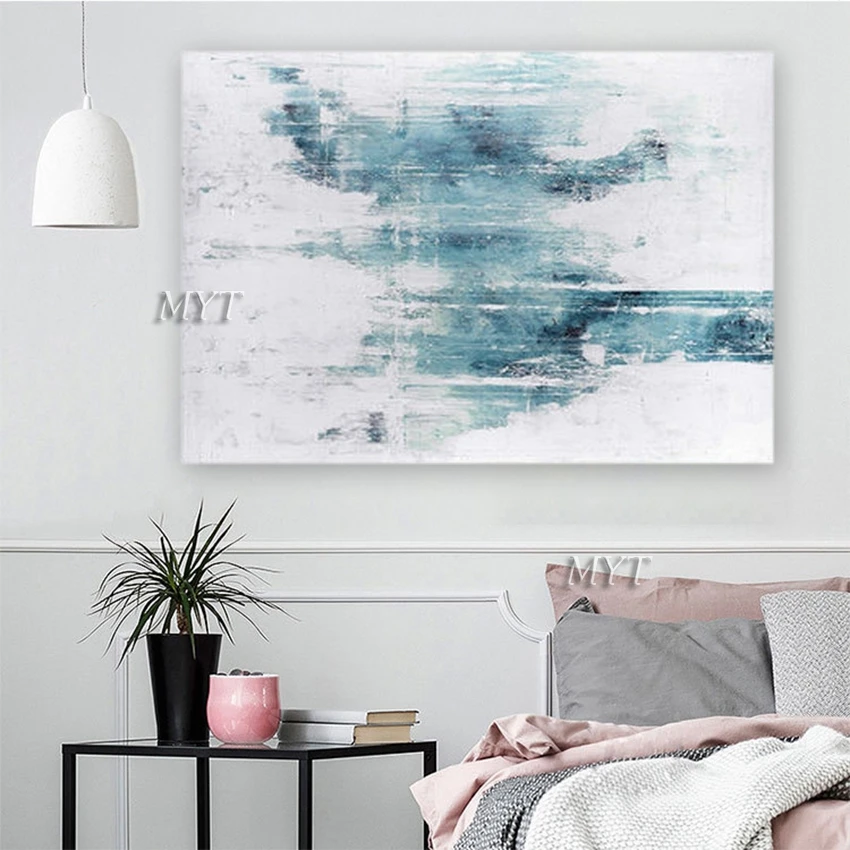 

Unframed Panel Wall Art NewHand Painted Abstract Oil Painting On Canvas Wall Pictures Painting For Living Room