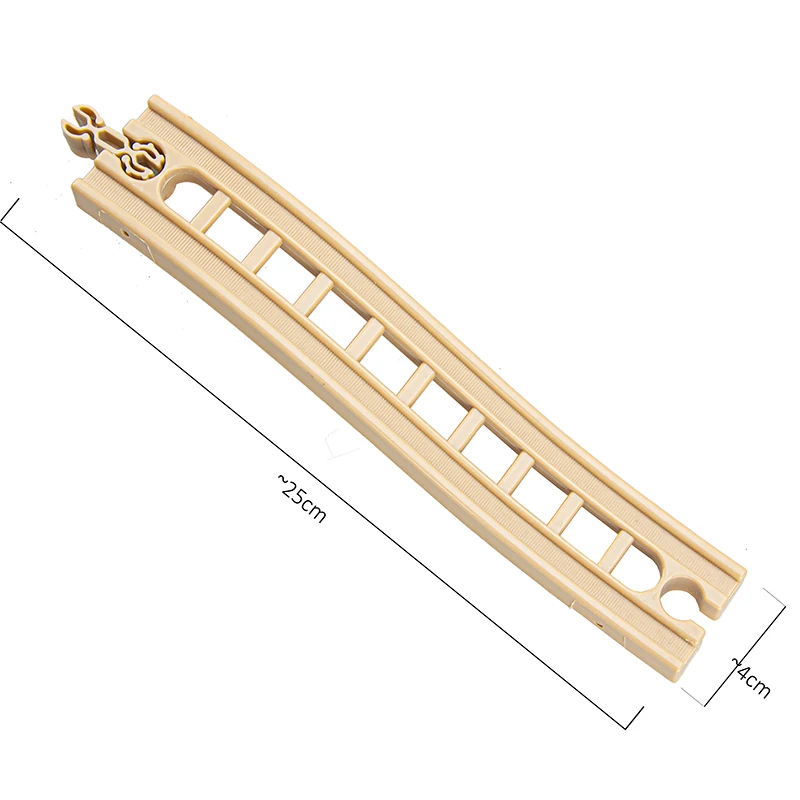 Plastic Rail TBKJOYS деревянные железнодорожные дорожки, аксессуары для железной дороги, все виды деревянных дорожек, различные компоненты, развивающие игрушки - Цвет: Plastic Rail