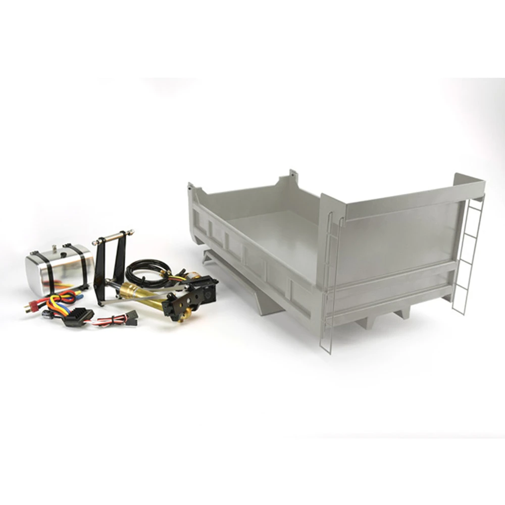 

1/14 Rc Truck Tamiya Dump Truck Arocs Hydraulic Aircraft Top F Frame Body Bucket Cargo Model 405mm
