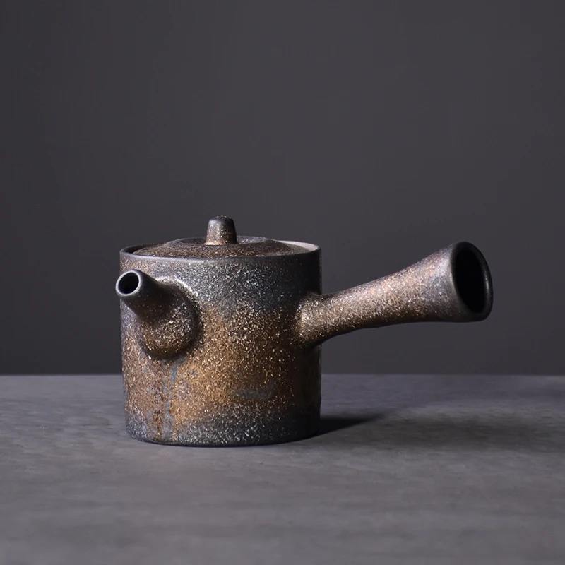 Японские керамические чайники LUWU kyusu с фильтрами винтажный китайский чайник кунг