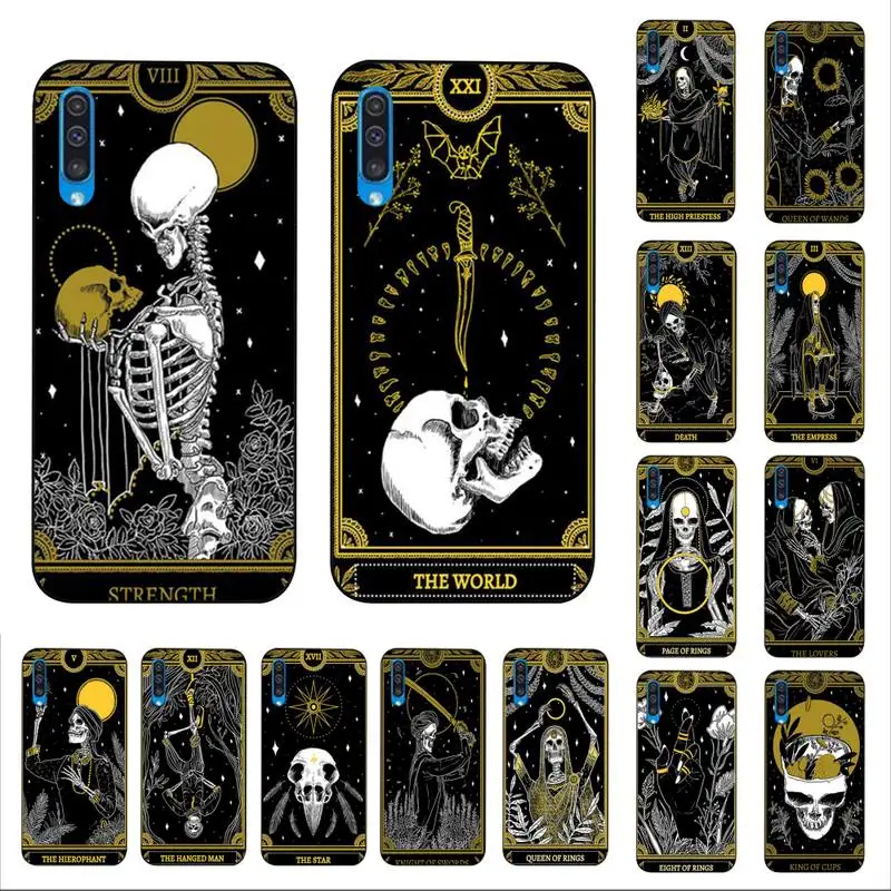 

Yinuoda Death Tarot Phone Case for Samsung A51 01 50 71 21S 70 10 31 40 30 20E 11 A7 2018