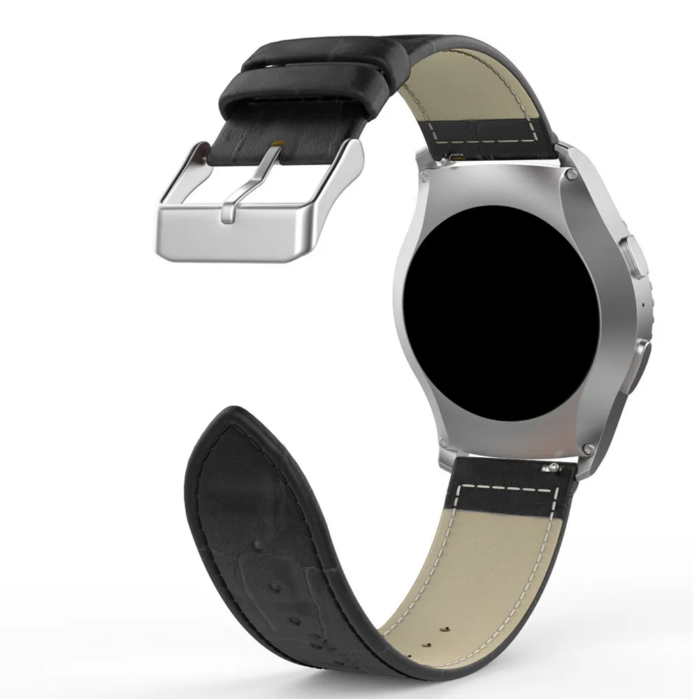 Мягкий силиконовый сменный спортивный ремешок для samsung Watch серии кожаный Galaxy gear S2
