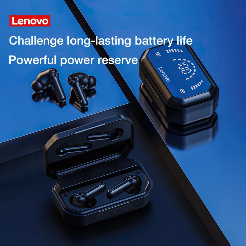 

Lenovo LP3 Pro TWS Bluetooth headset portable LED power display noise reduction sports gaming wireless dual driver headset
