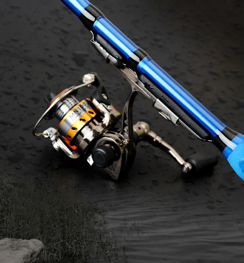 Высококачественная полностью металлическая мини-спиннинговая Рыболовная