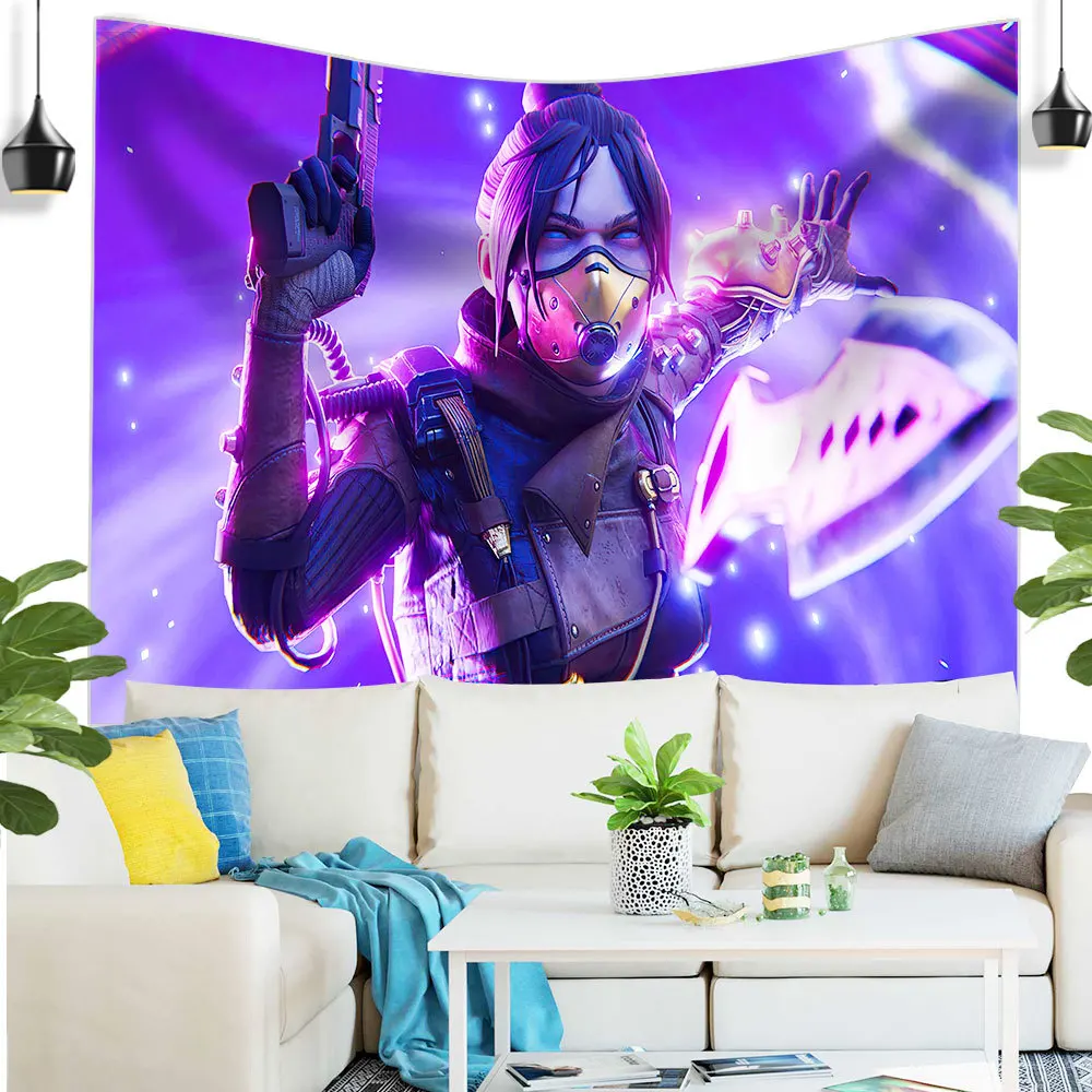 

Game Pattern Tapestry New Year's Gift Room Decor Games Anime Cool Cute Girl Science Fiction Home Game Wall Decor Tapiz Pared