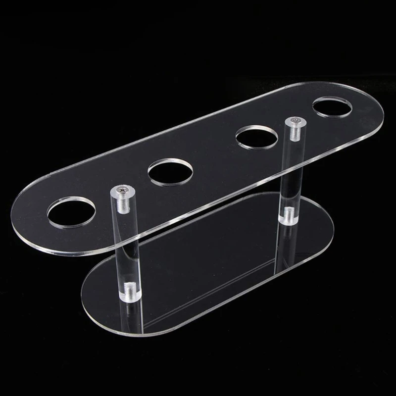 Акриловый держатель для мороженого с 4 отверстиями стойка Полка 667A | Дом и сад