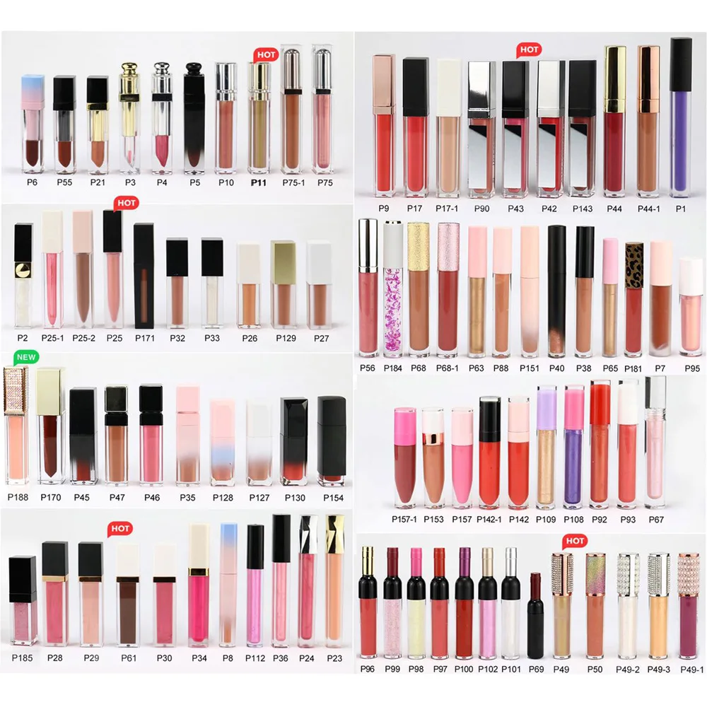 

Lip Gloss Tubes Private Label No Brand Custom Lipgloss Tube Customize Your Own Logo