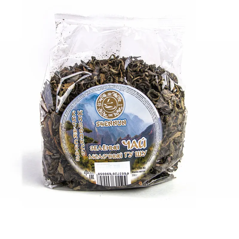 Green tea milk Gu Shu Chinese leaf 200g | Продукты