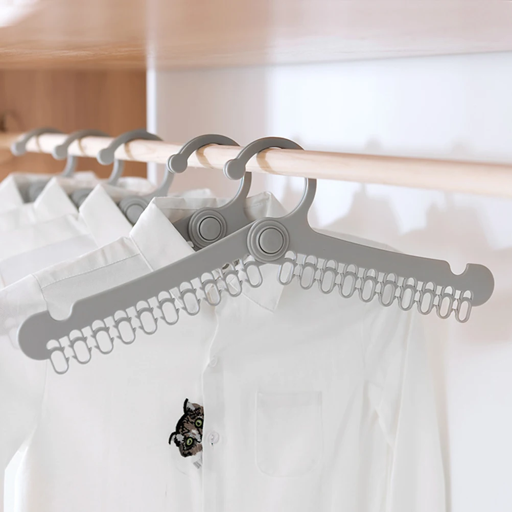 2Pcs Folding Clothes Drying Rack Multifunctional Portable Travel Clothes Drying Hangers For Trouser Coat Towel Socks