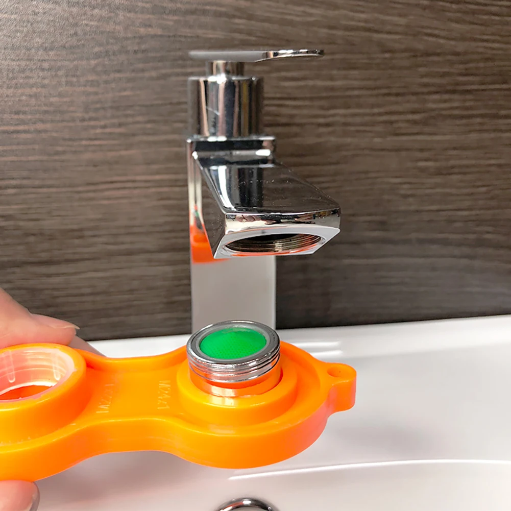 

Faucet Aerator Detached Install Spanner Plastic Repair Kit Replacement Tool Spanner for Faucet Aerator Spanner Wrench Sanitarywa