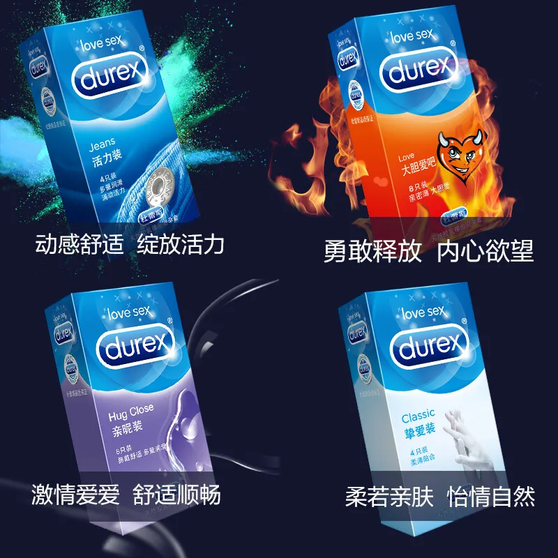 Оригинальный презерватив Durex мужской насадка на пенис кольцо презервативы из