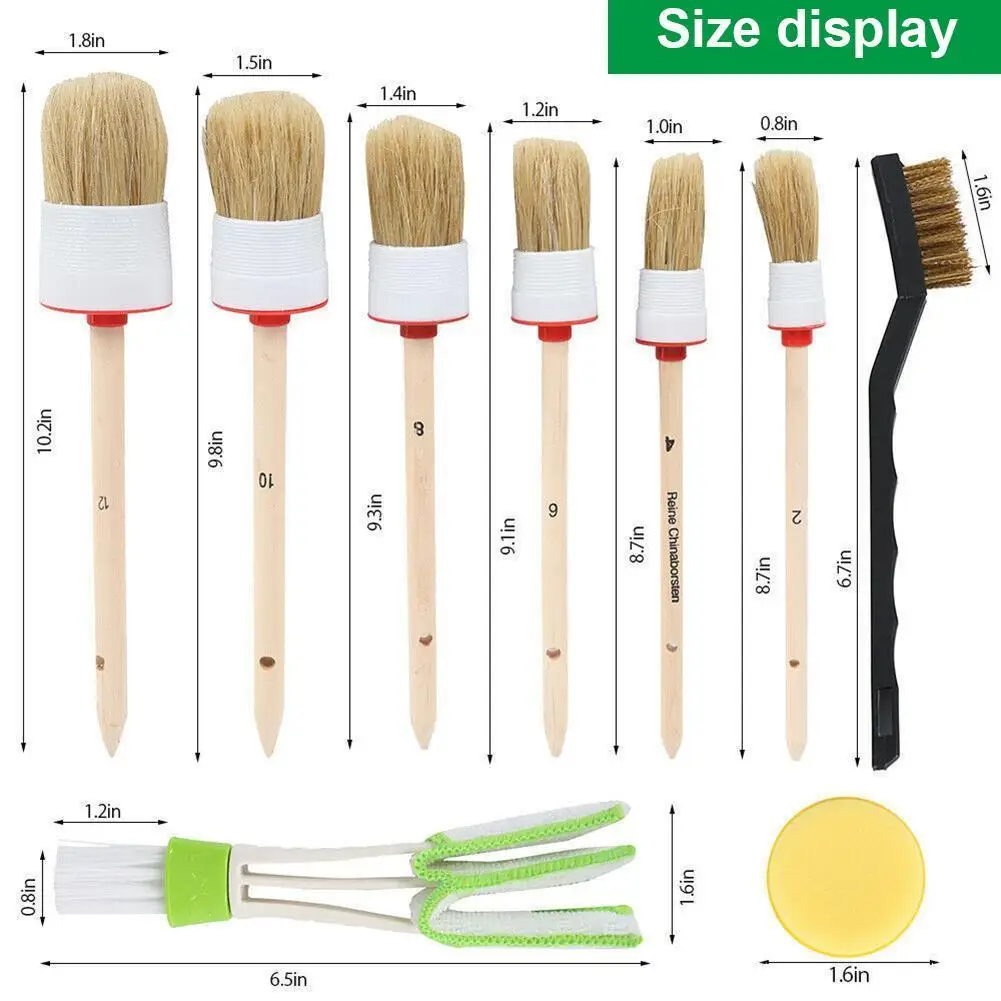 

Car beauty brush set Cleaning brushes for engines, wheels, vents, dashboards and signs. Car supplies