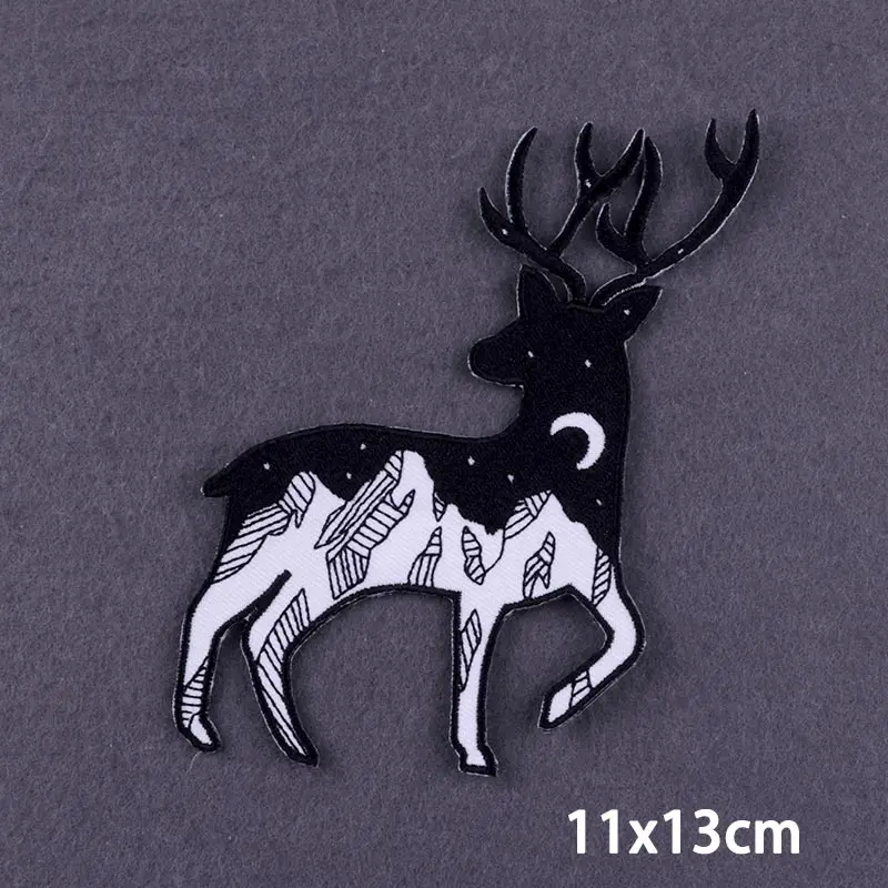 Нашивки с вышивкой на одежду изображением животных | Дом и сад