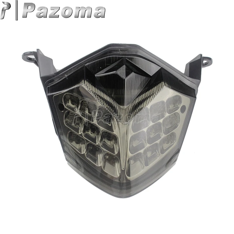 Motorcycle Tail Lights LED Turn Signal For Kawasaki Ninja ZX-10R ZX-6R/636 2008-2010 Z750 07-2012 Z1000 Rear Brake Lamps |