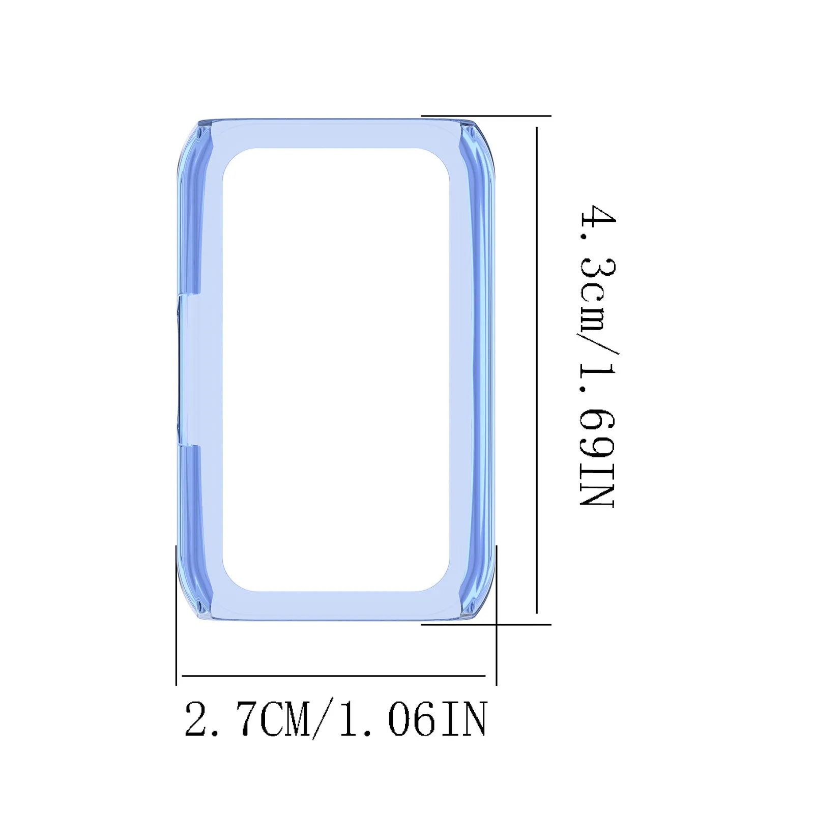 

Clear Tpu Case Cover Frame Protector Screen Protector For Honor Band 6
