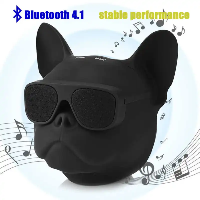 Fashion Mini Bluetooth-compatible4.1 Speaker Dog Shaped Stereo Sound Music Player Wireless Speakerwaterproof WithTF Card | Электроника