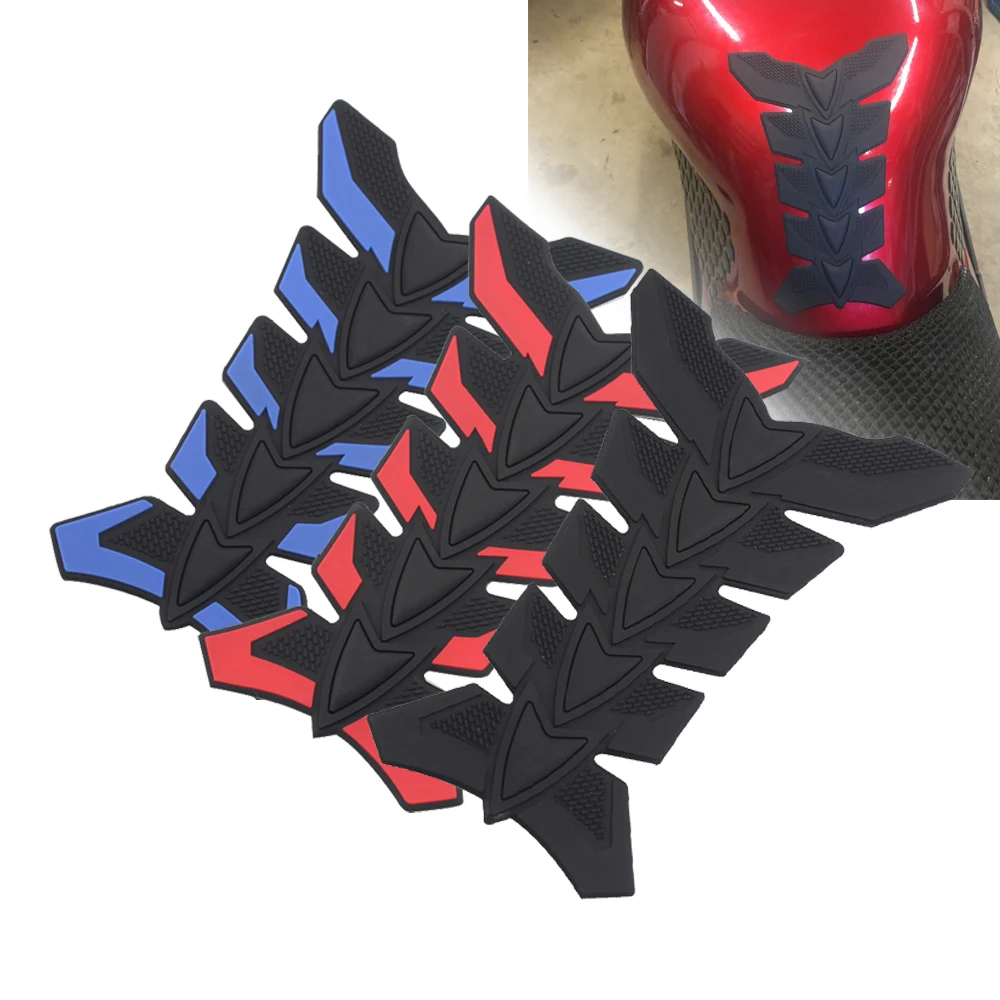 

Rubber MotorBike Gas Oil Fuel Decals Motorcycle Stickers Tank Pad Protector Funny Decoration Sticker
