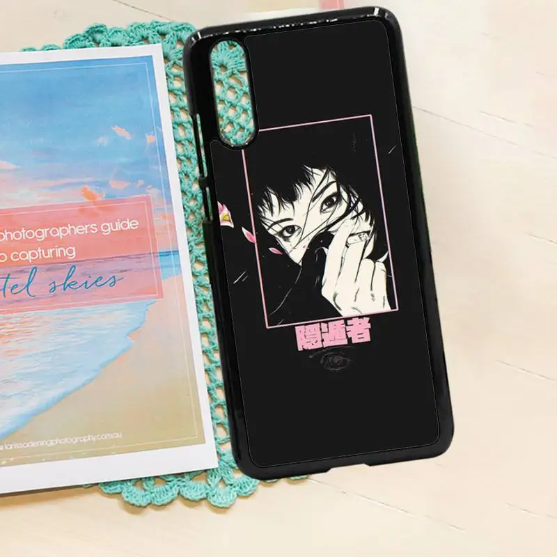 

Japanese horror comic painting Phone Case PC for iPhone 11 12 pro XS MAX 8 7 6 6S Plus X 5S SE 2020 XR