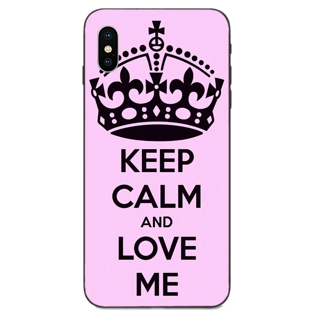 ТПУ сотовый телефон Keep Calm And Love Me style для huawei nova 2 2S 3i 4 4e 5i Y3 Y5 II Y6 Y7 Y9 Lite Plus Prime Pro 2017 2018