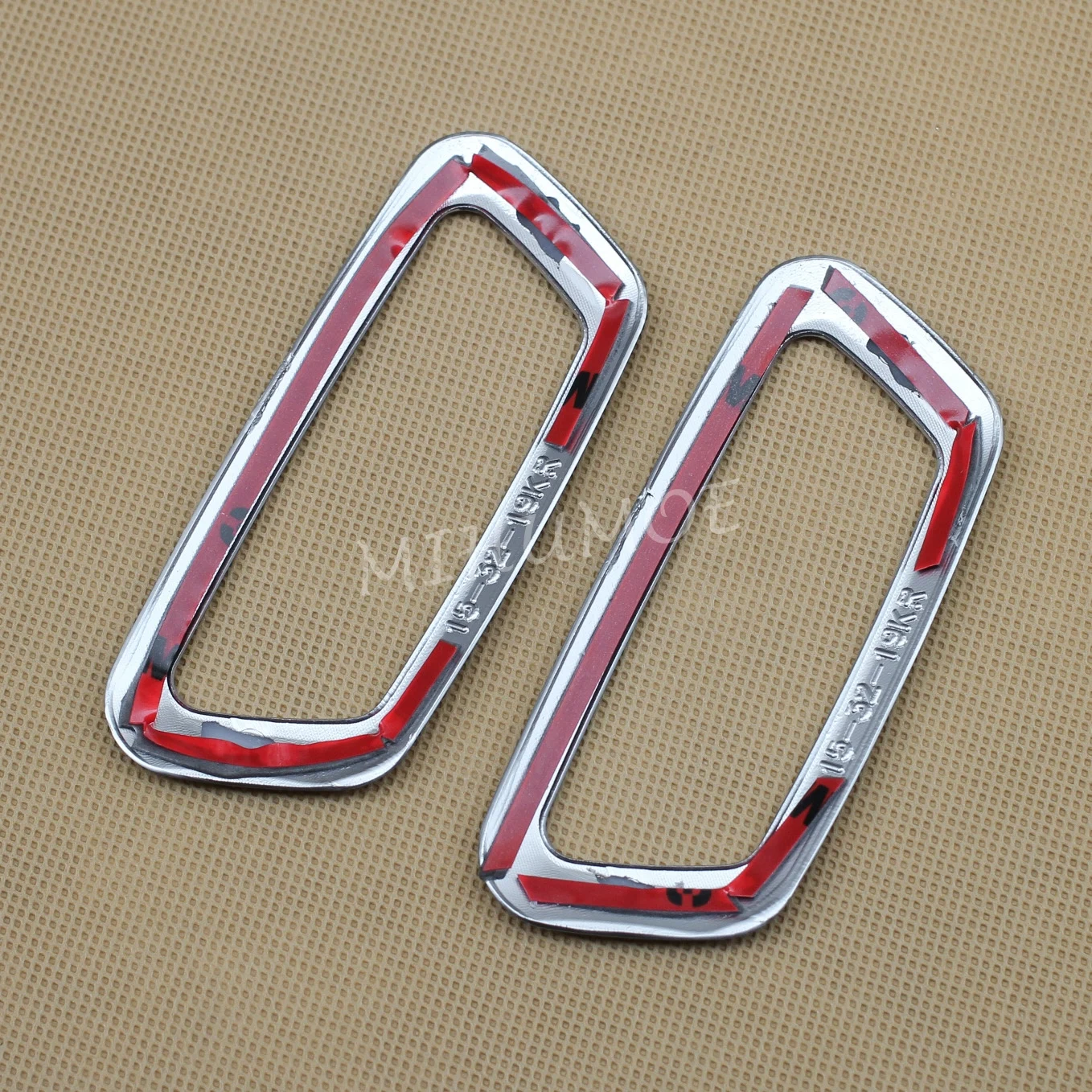 2x матовый хром багажник светильник крышка вокруг для 2016 2021 Mercedes GLC Wagon X253|cover for|cover