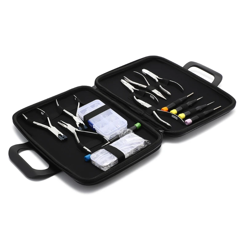 Anti-slip Eyeglass Repair Tool Kit Glasses Repair Kit with Screws Tools