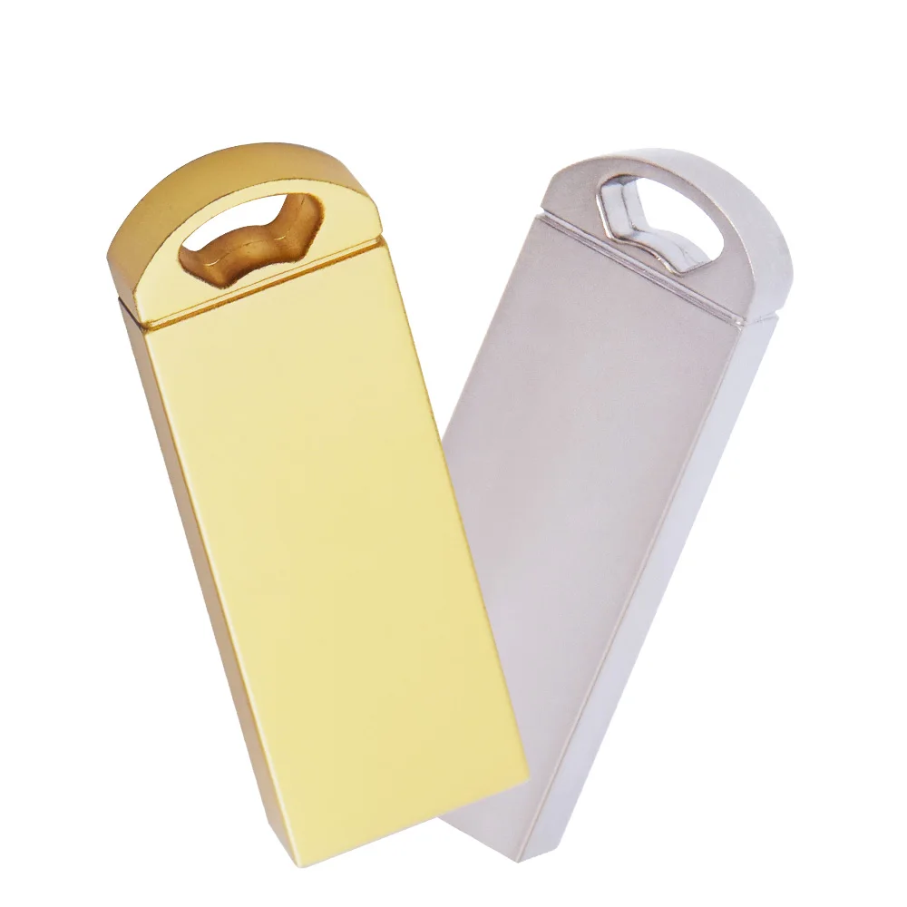 Металлический мини-USB-накопитель 128 ГБ 64 32 16 8 USB-накопитель Пользовательский