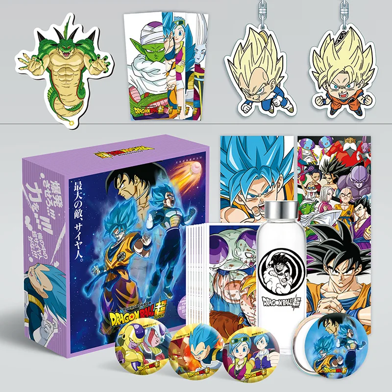 Аниме Dragon Ball Роскошная Подарочная коробка фигура Сон Гоку чашка воды открытки