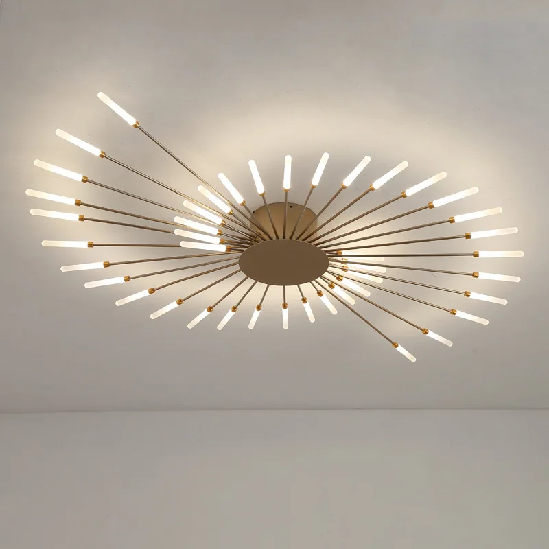 

Nordic LED Firework Light Ceiling Light Lighting Modern Minimalist Living Room Atmospheric Master Bedroom Dining Room Deco Light