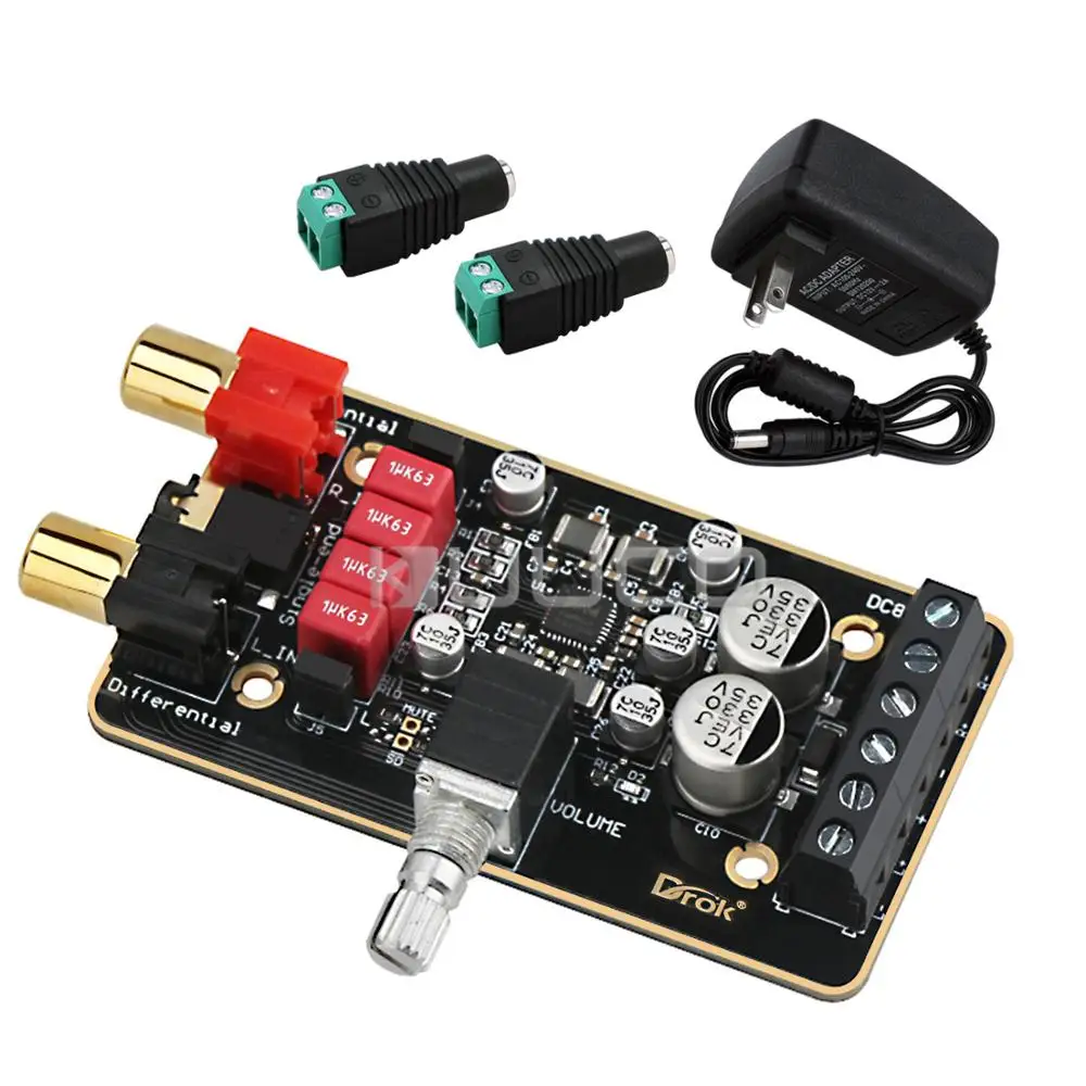 

Digital Amplifier Board 15W+15W 2.0 Dual Channel Class D DC 8V-26V Power Audio Speaker Sound Module PAM8620 Amplificador